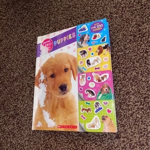 "So cute puppies sticker book"